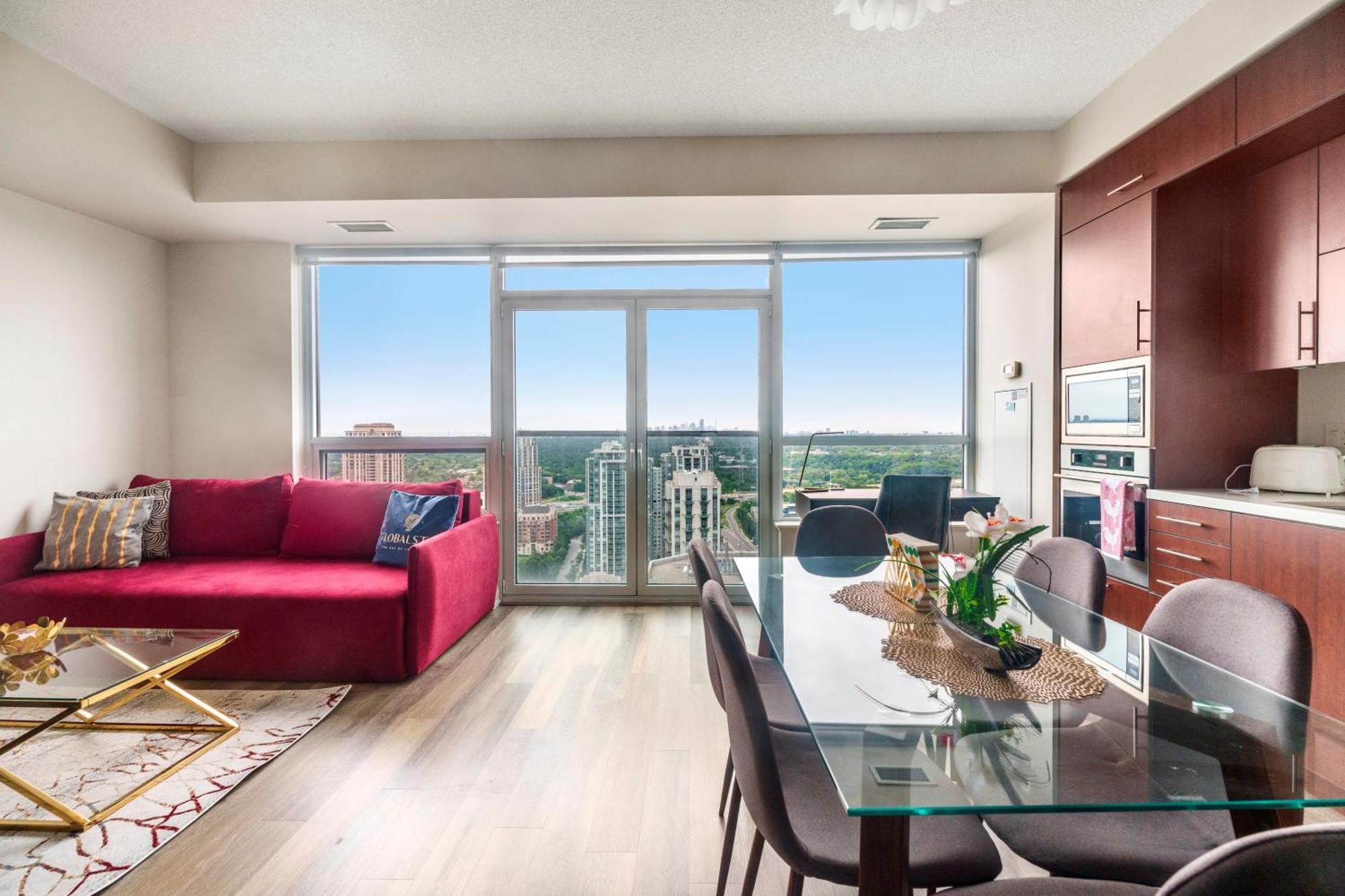 Globalstay Modern Apartments In North York Skyscraper Торонто Экстерьер фото